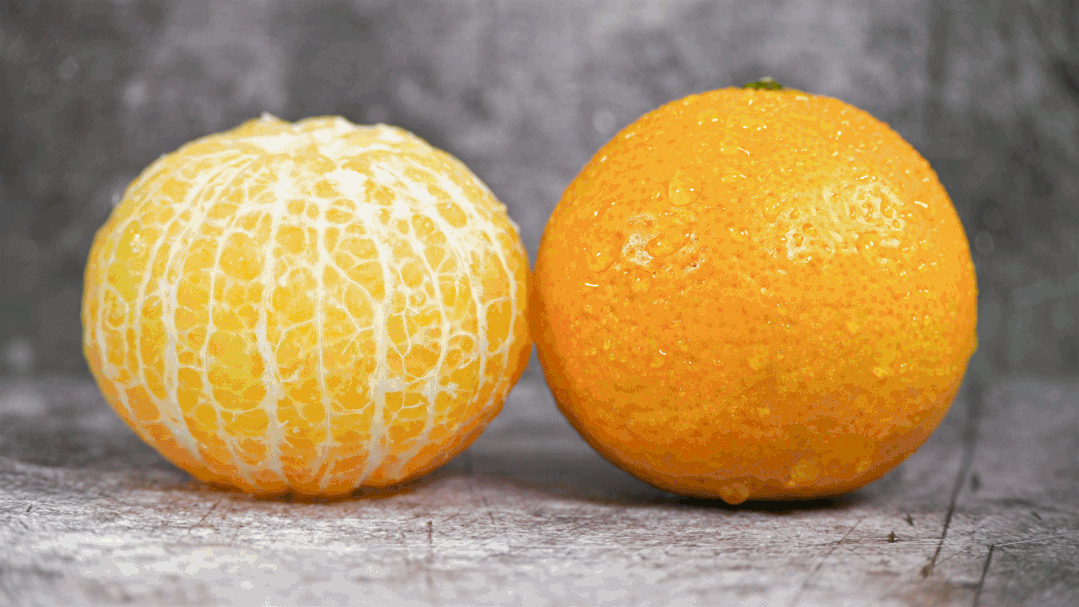 这么青的大青桔,我要是吃了算我输!