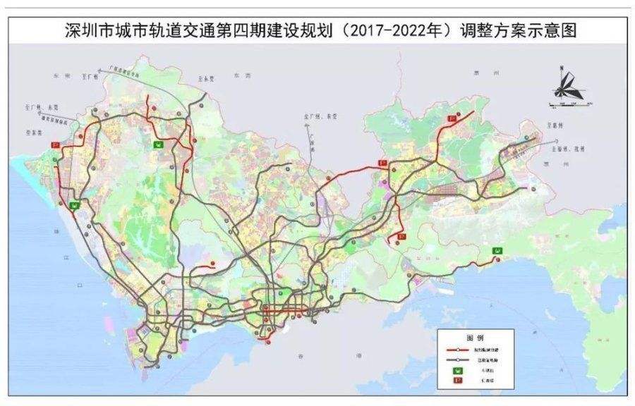 深圳喜提新地铁,途经龙岗和坪山中心区域,预计2023年通车
