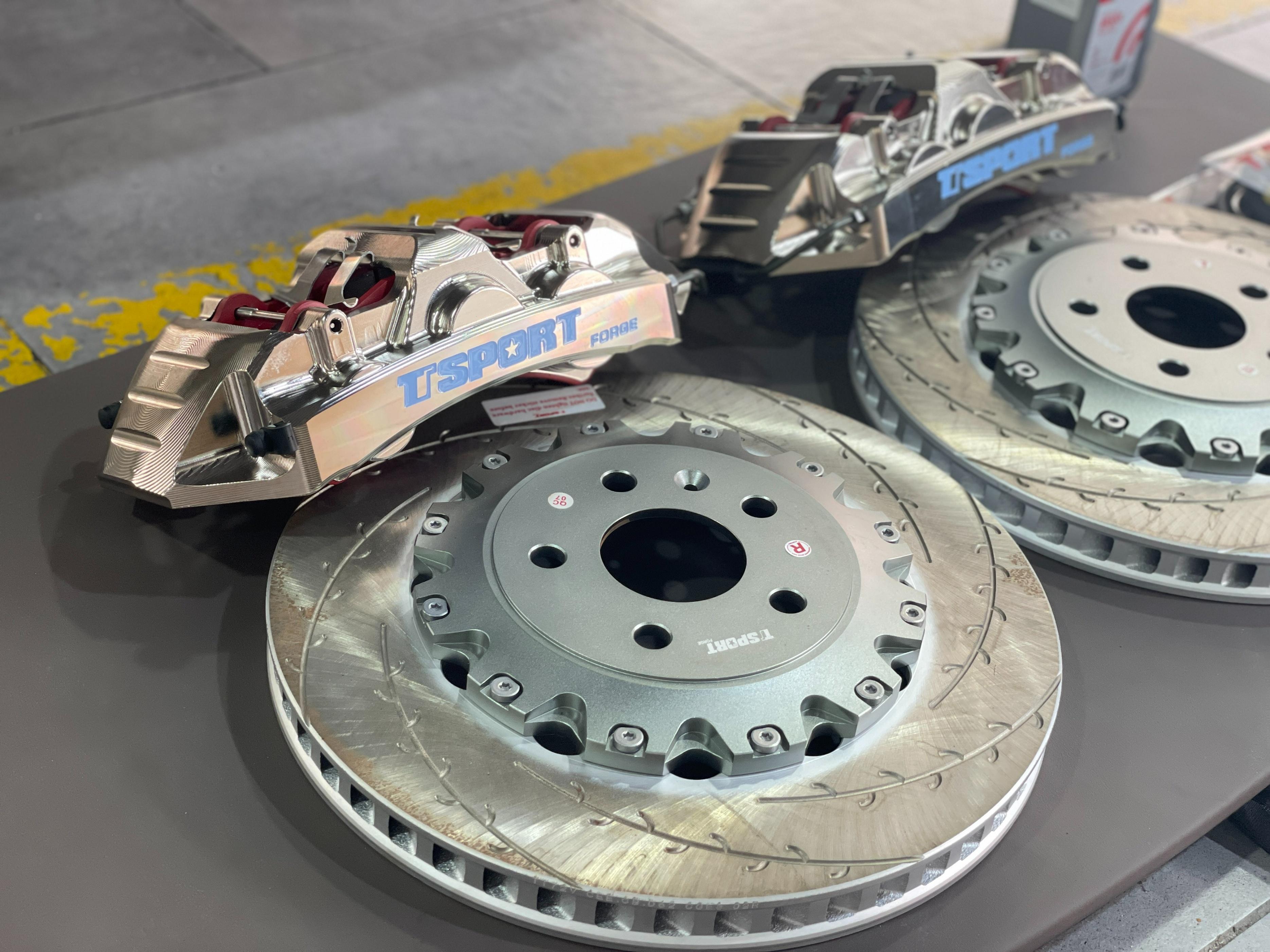 大众cc猎装版制动升级ttsport进化系列一体锻造卡钳