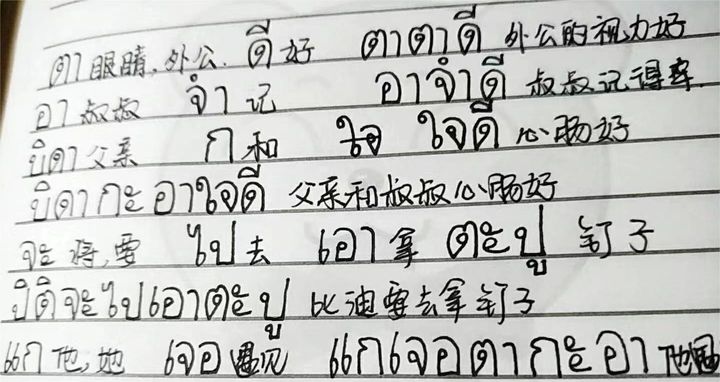 泰語翻譯通:零基礎學泰語——泰語字母書寫練習順序大全