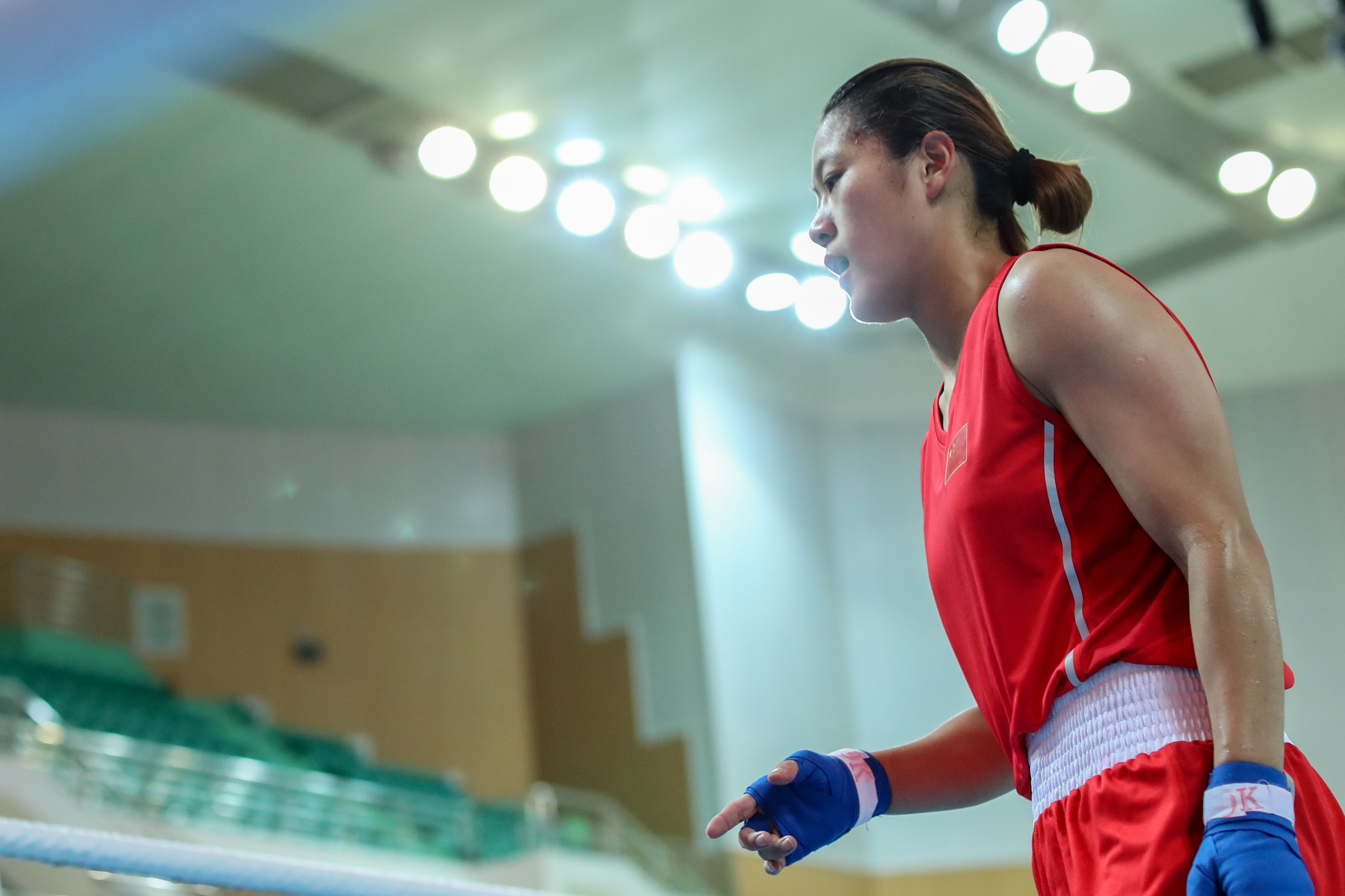 拳击——全国女子锦标赛:李倩格夺得64公斤级冠军