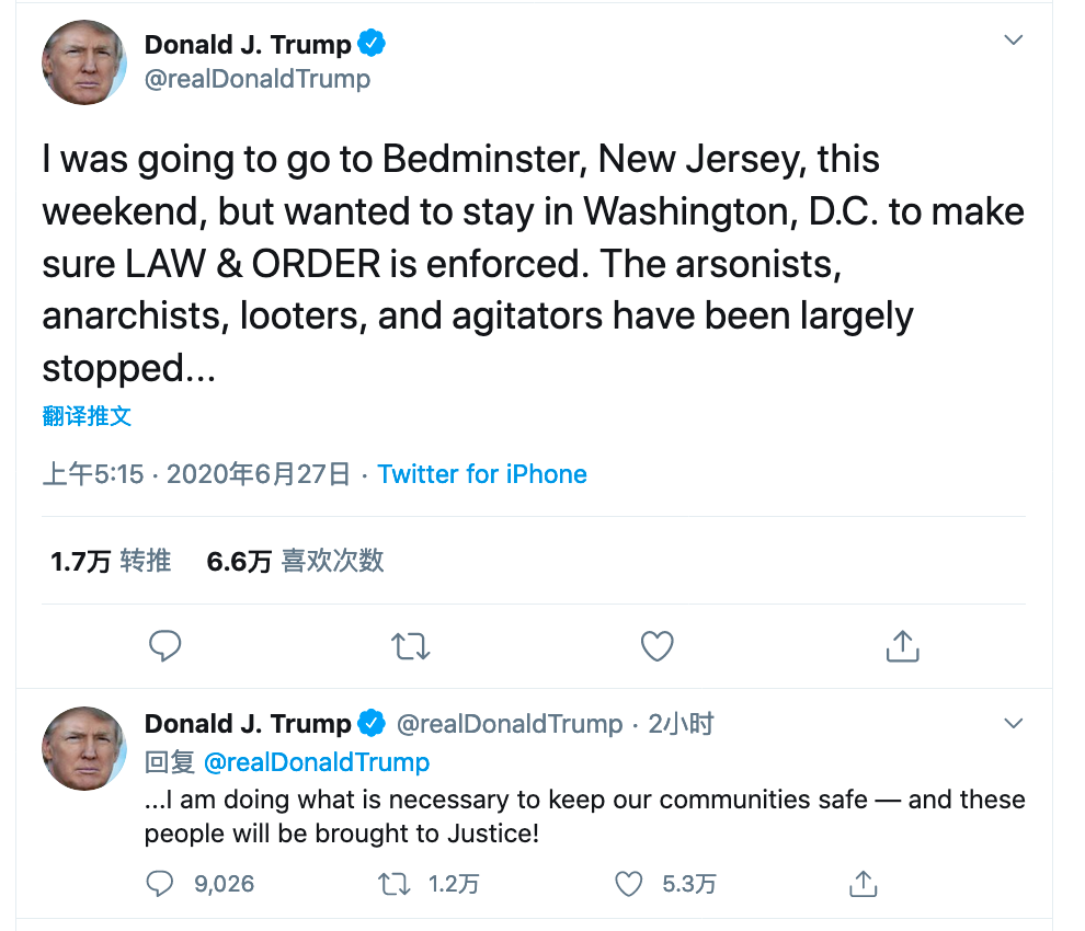 推荐美国单日新增确诊超4万例，特朗普发出最新威胁，连高尔夫球都不打了……