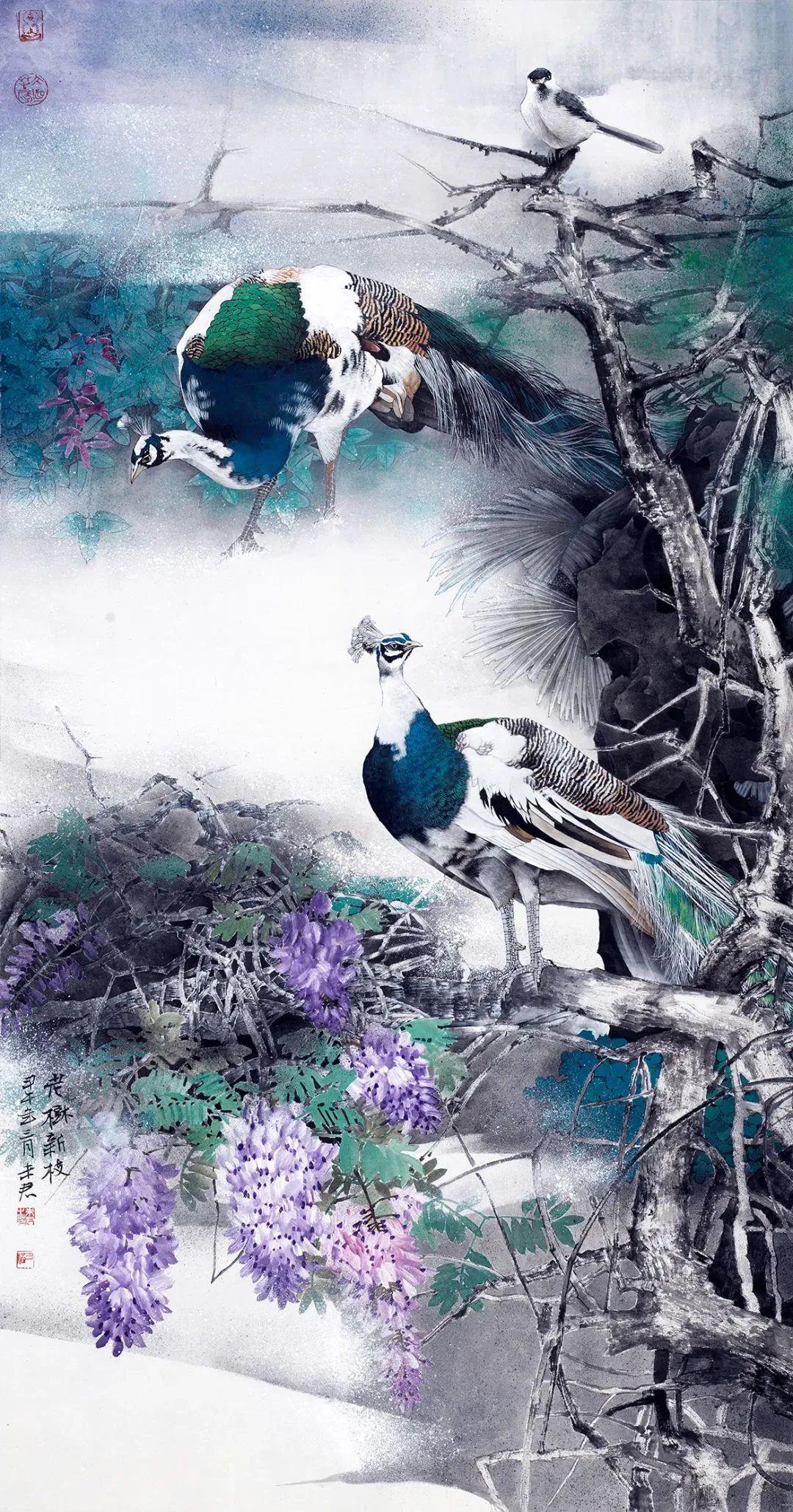 未君花鸟山水画作品选(80幅高清)