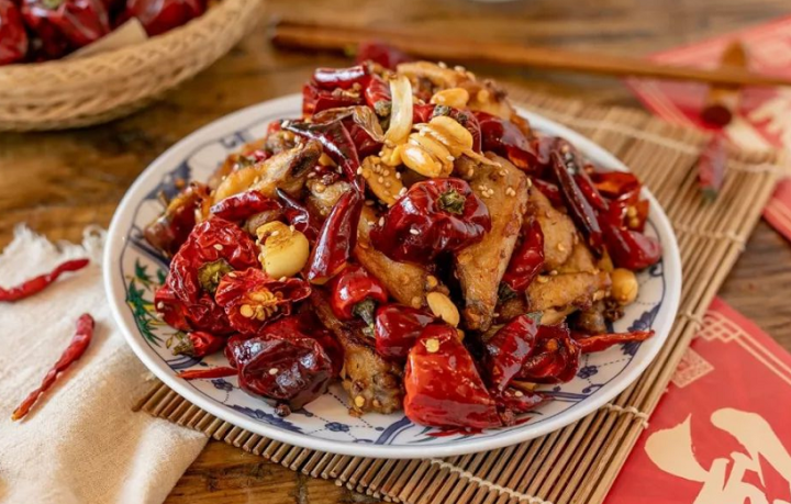 干辣椒做美食香辣有味色泽饱满