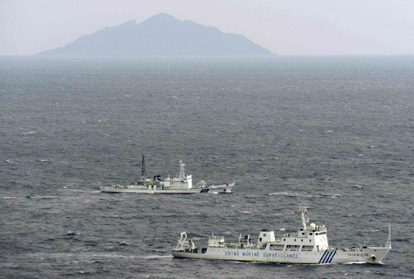 中日海警船在台湾海峡附近交锋,日方欲强行穿航,遭中方海警驱离