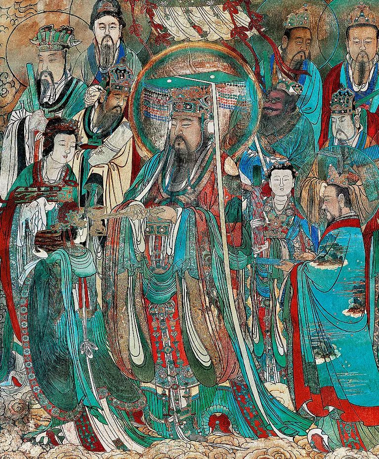 山西芮城永乐宫,是从25公里外打包搬来的,满墙风动鬼神脱壁