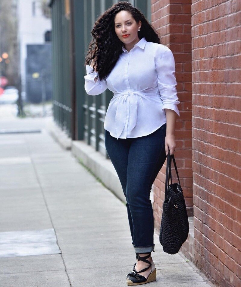 胖嘟嘟女孩的穿搭