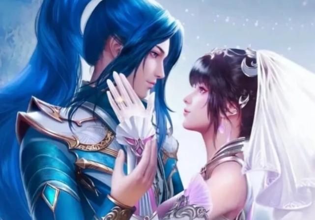 斗罗大陆:"三舞"七种婚纱照来袭,唐三穿西装求婚,也太般配了