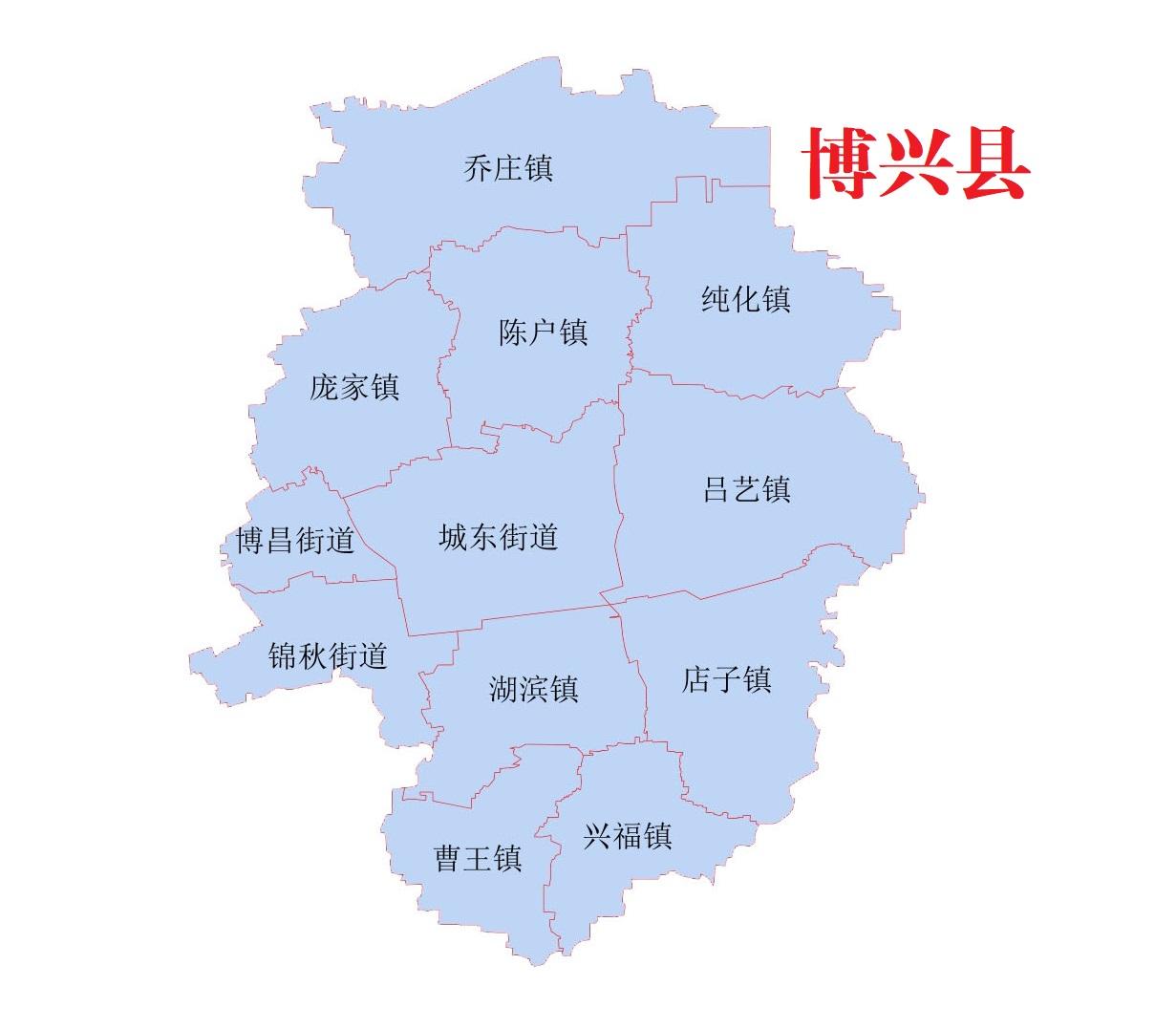 山东省滨州市各县区介绍