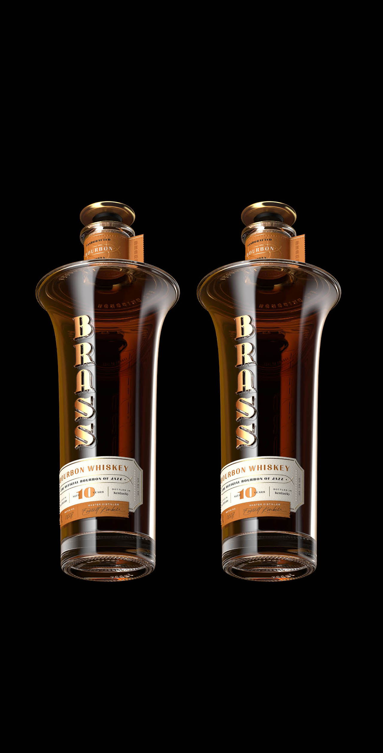 自带复古的茶色玻璃透明瓶白酒包装设计酒盒包装设计