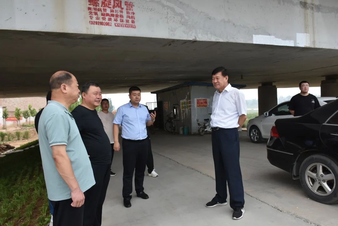 郭和平到我区调研督导防汛和文明城市创建工作