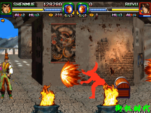 街机游戏罕见的中国僵尸形象,不仅刀枪不入,就连符纸都压不住