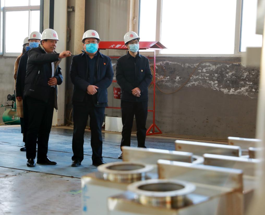 市委书记王凤海到唐山同海净化设备有限公司调研