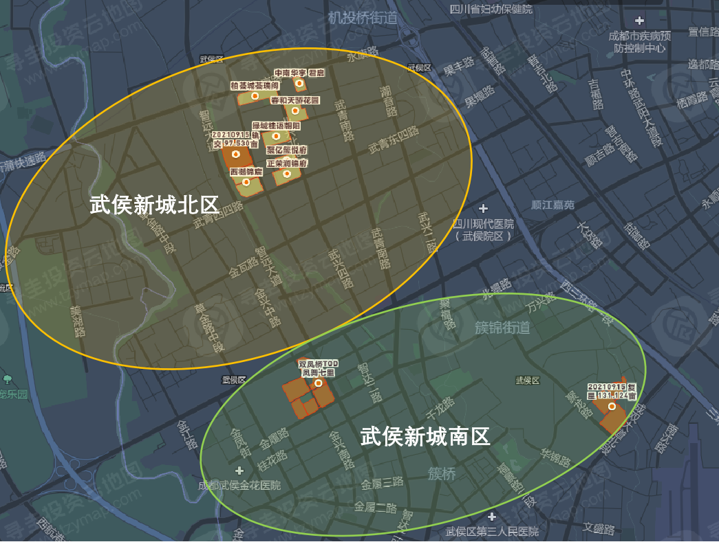 武侯新城高清规划图图片