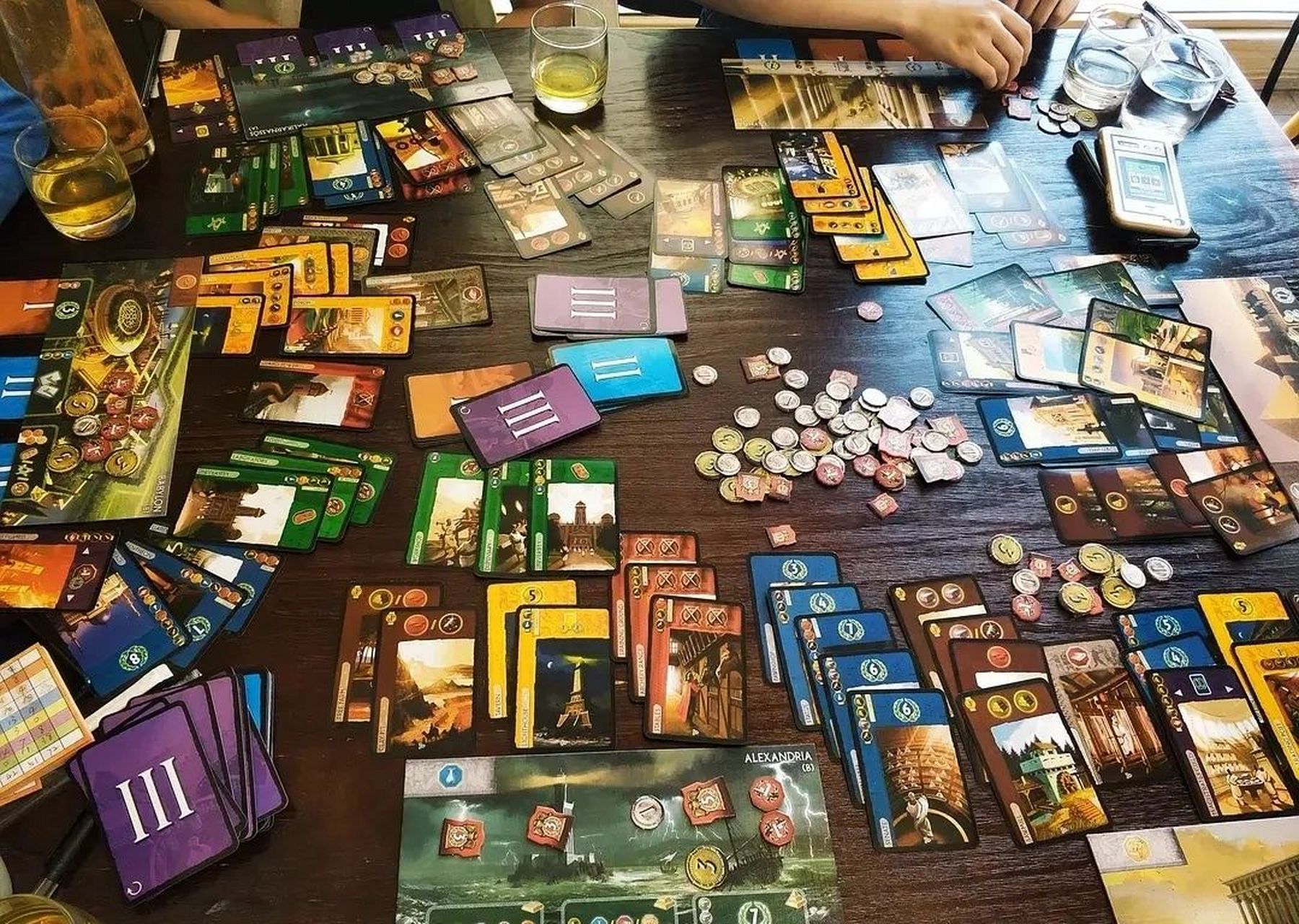 聚会桌游推荐:七大奇迹 桌游 游戏 聚会桌游 两年前很喜欢的一款轻口