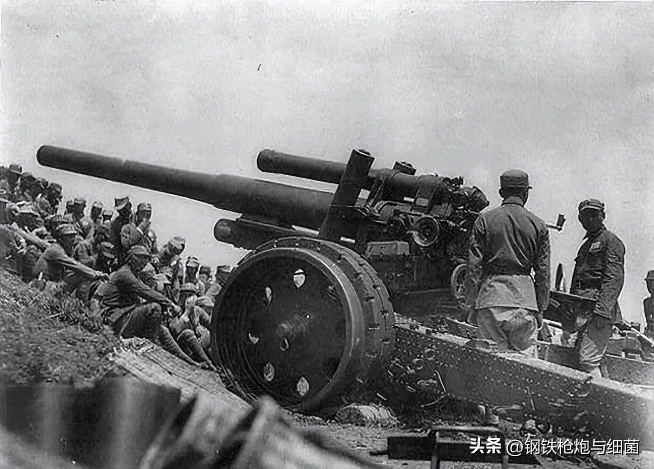 步履蹒跚的远程重炮,二战日本八九式和九六式150毫米加农炮