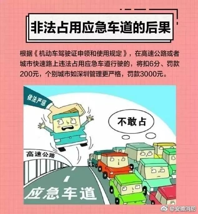 男子举报近百辆走应急车道车辆,处罚结果来了!