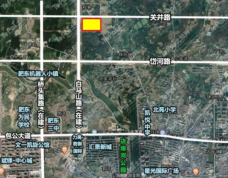 合肥7宗地出让,面积188.45亩 肥东店埠镇,东部新城地块"惹眼"