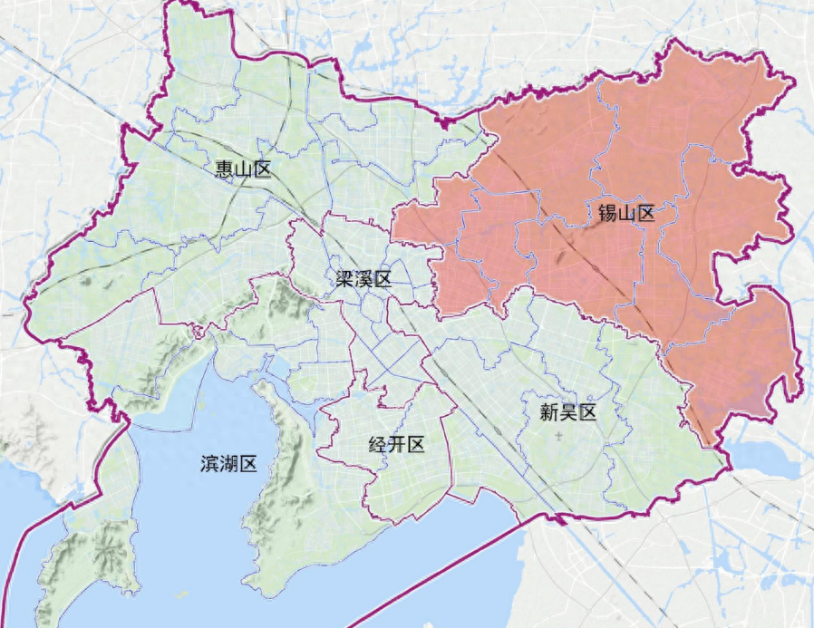 锡山市老地图图片