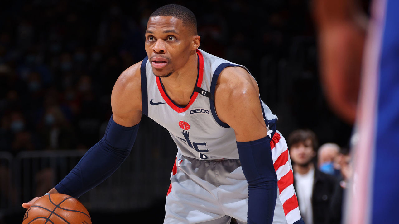 美媒建议湖人奇才5换1交易:威少联手老詹浓眉?牺牲3人2签不亏