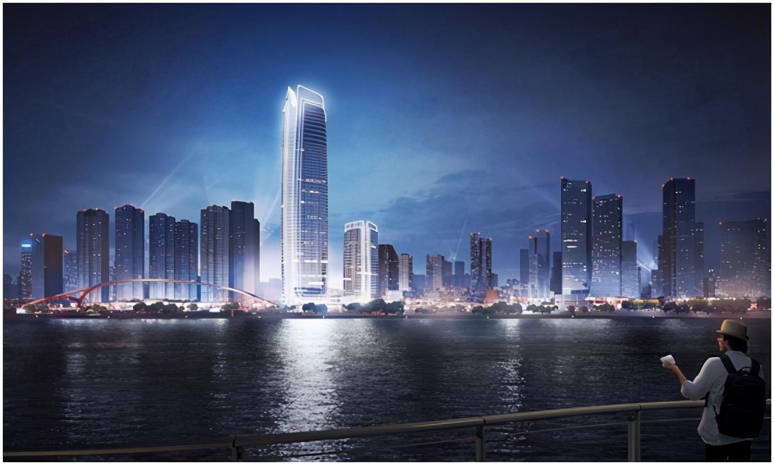 288米 119米!宜宾第一高"华侨城"2 楼 结构封顶