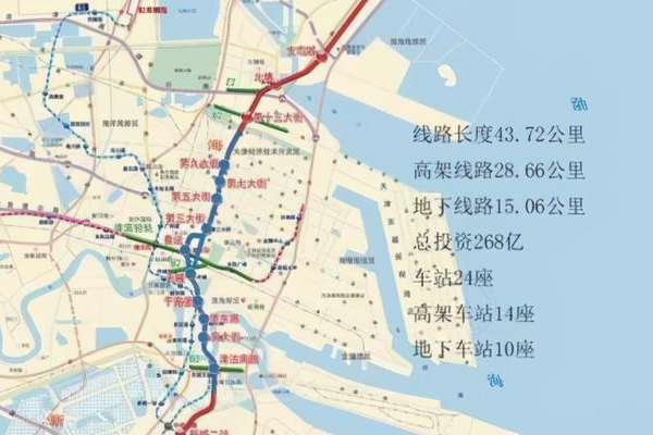 天津正在建设一条43公里长的z4铁路,滨海新区将迎来新的发展机会