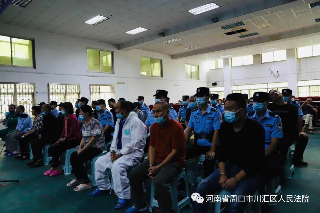 川汇区法院公开开庭审理一起17人涉恶案件