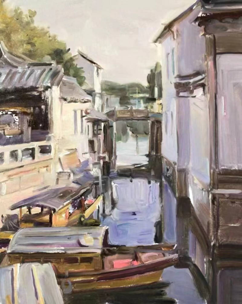 园中老耀:画家王耀伟的园林风景