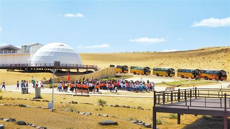 沙漠"摘星小镇" 仰望浩瀚星空