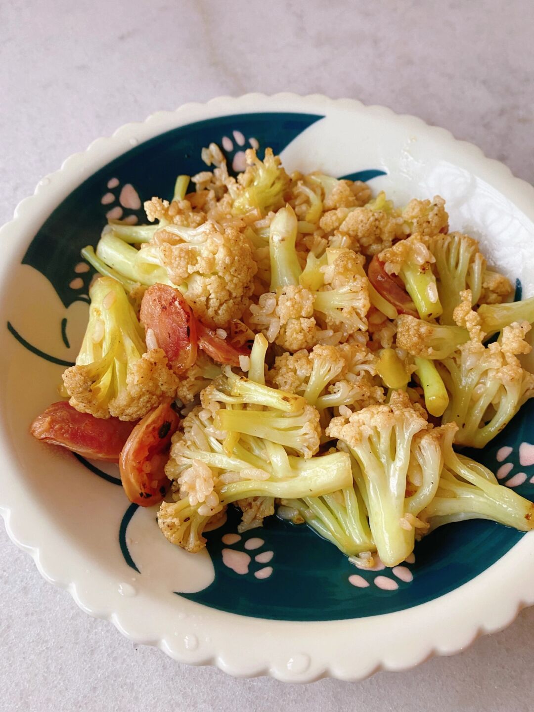 超好吃!這道花菜炒臘腸,吸飽湯汁的米飯,每頓都能吃一大碗