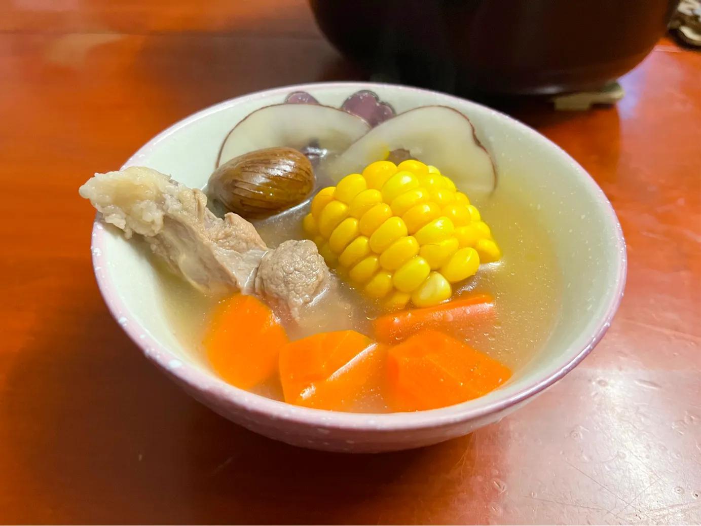 海底椰玉米汤,四季润肺,健脾胃,润肠道