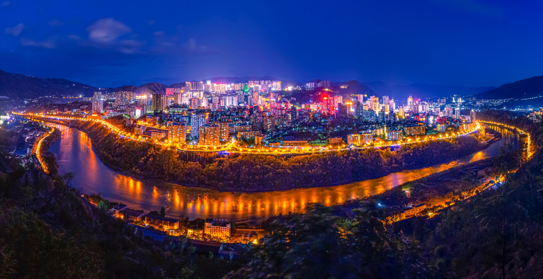 攀枝花夜景图片高清图片