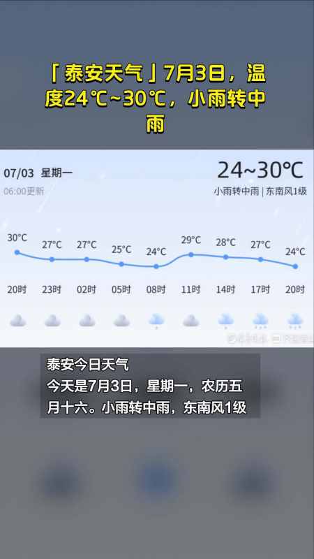 泰安市天气图片