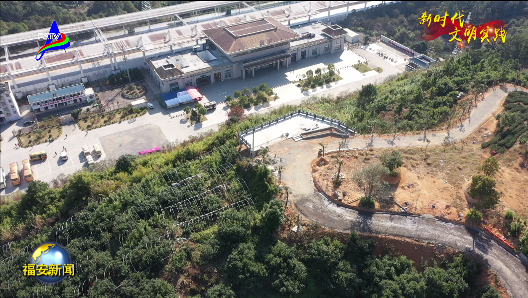 福安湾坞龙凤山健身公园加紧建设中