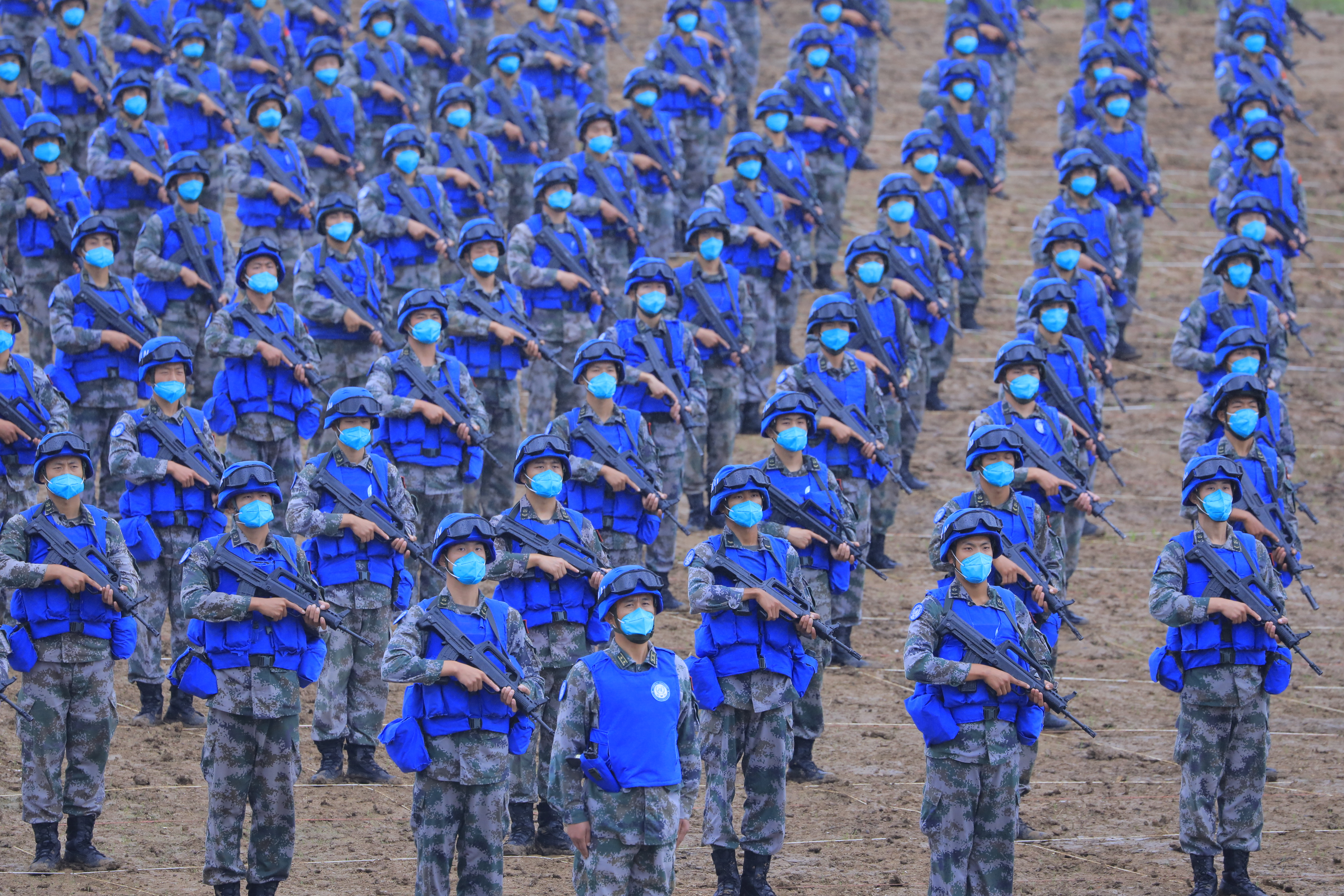 "共同命运-2021"国际维和实兵演习正式开始