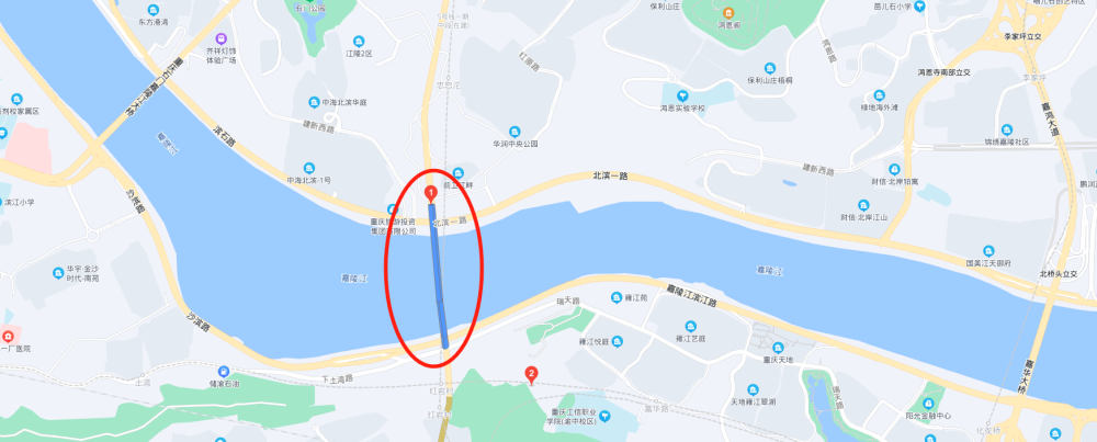 重庆红岩村大桥路线图图片