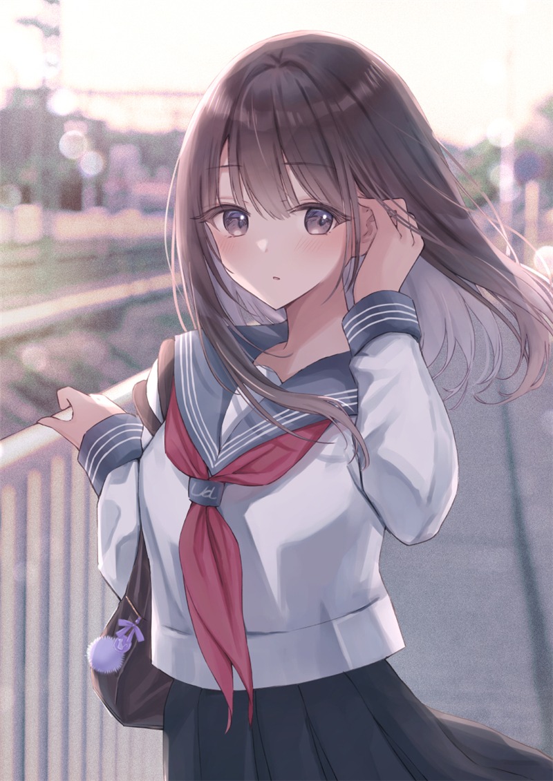 分享一组二次元女生头像 撩头发特辑p站美图欣赏