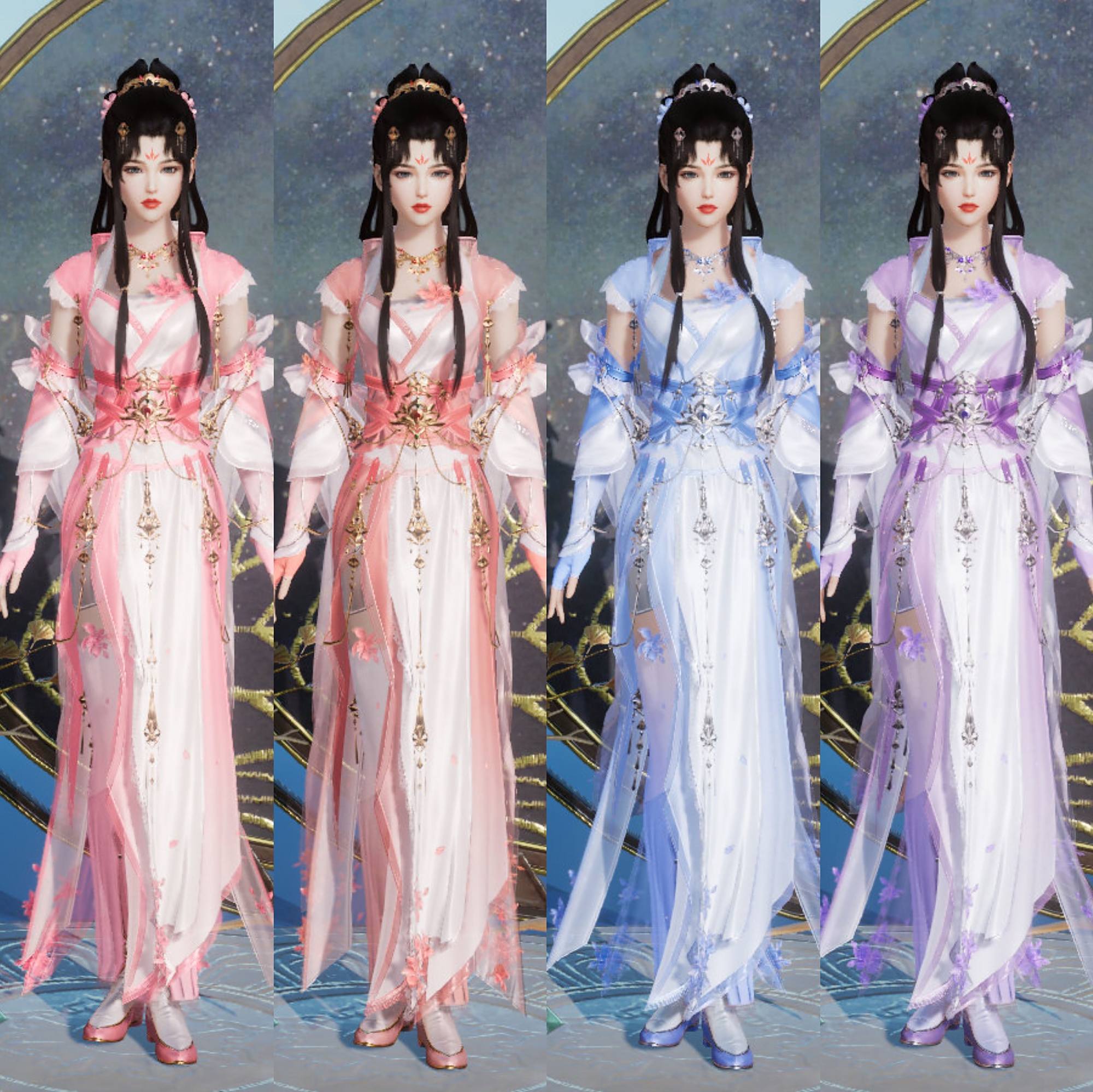 剑网3七秀坊秀姐校服合集其二,商城无滤镜直出全图鉴