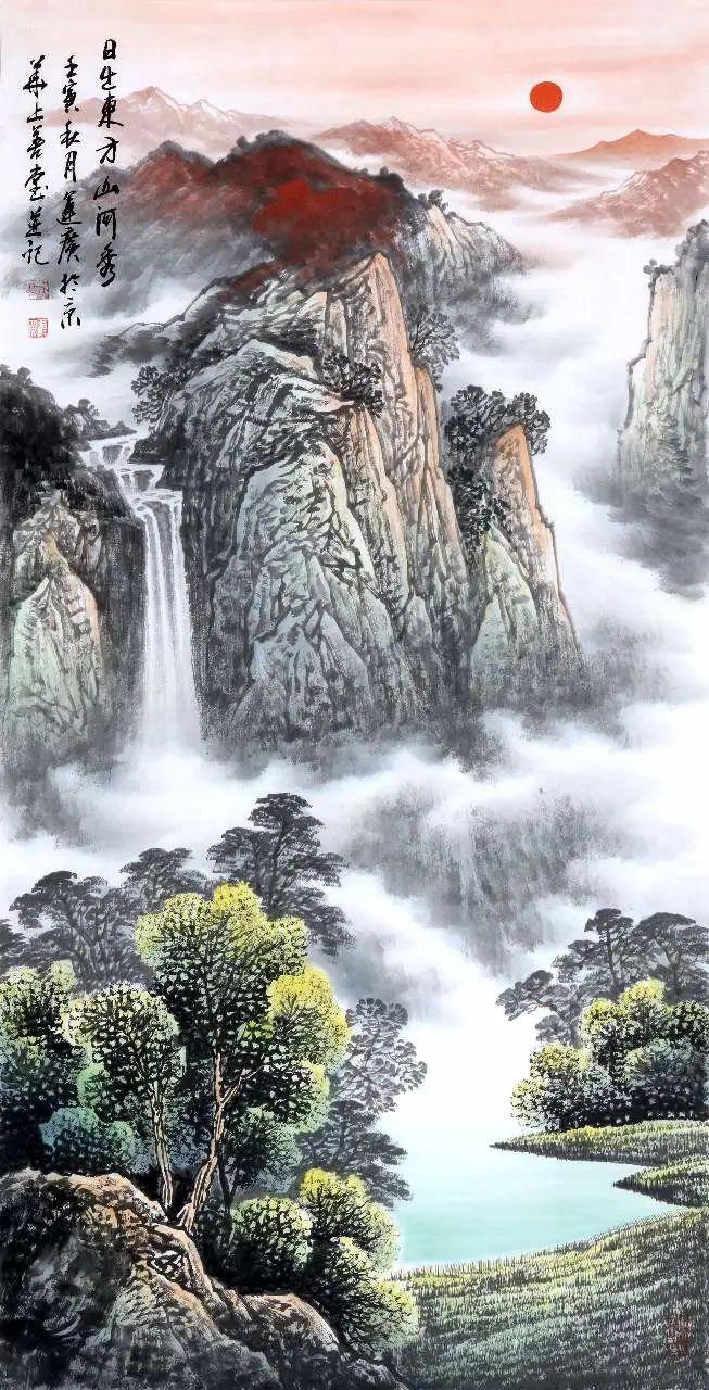 记著名画家吴运广——传李家山水 展当代华章