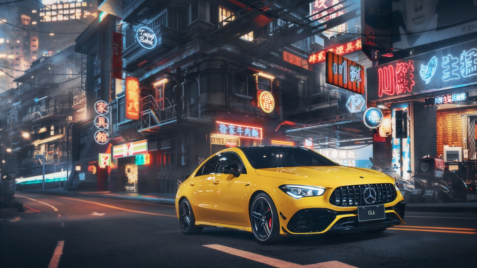 梅德赛斯奔驰amg cla 35丨45黯夜版,限时限量发售