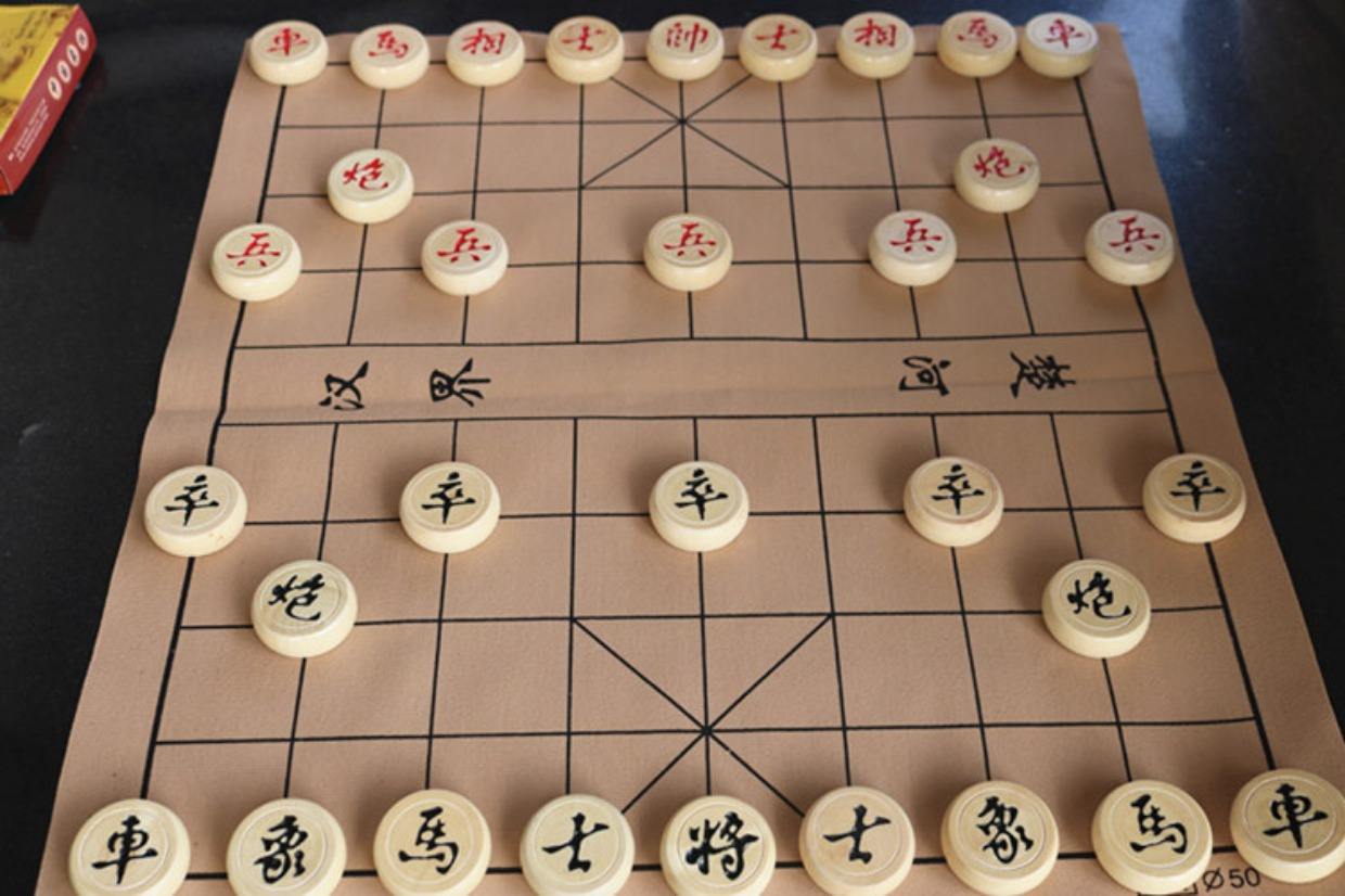 中国象棋怎么摆放图片