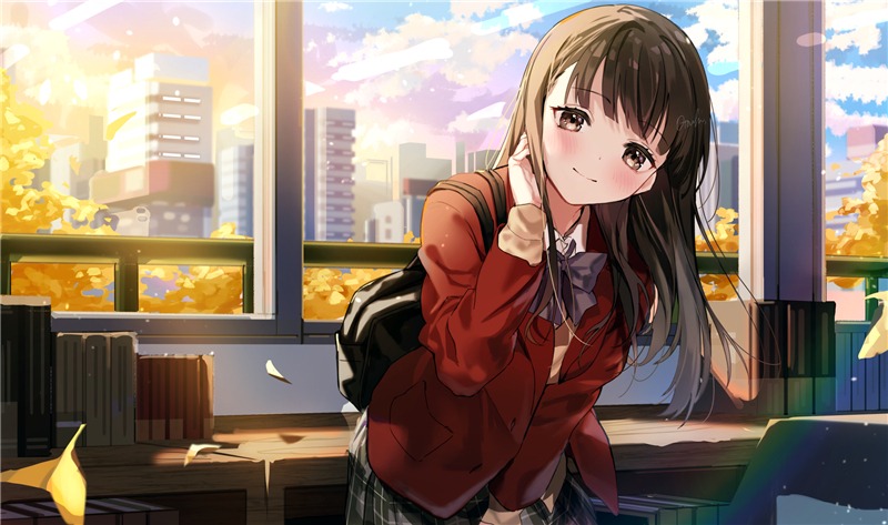 秋日景色 银杏特辑p站二次元女生头像