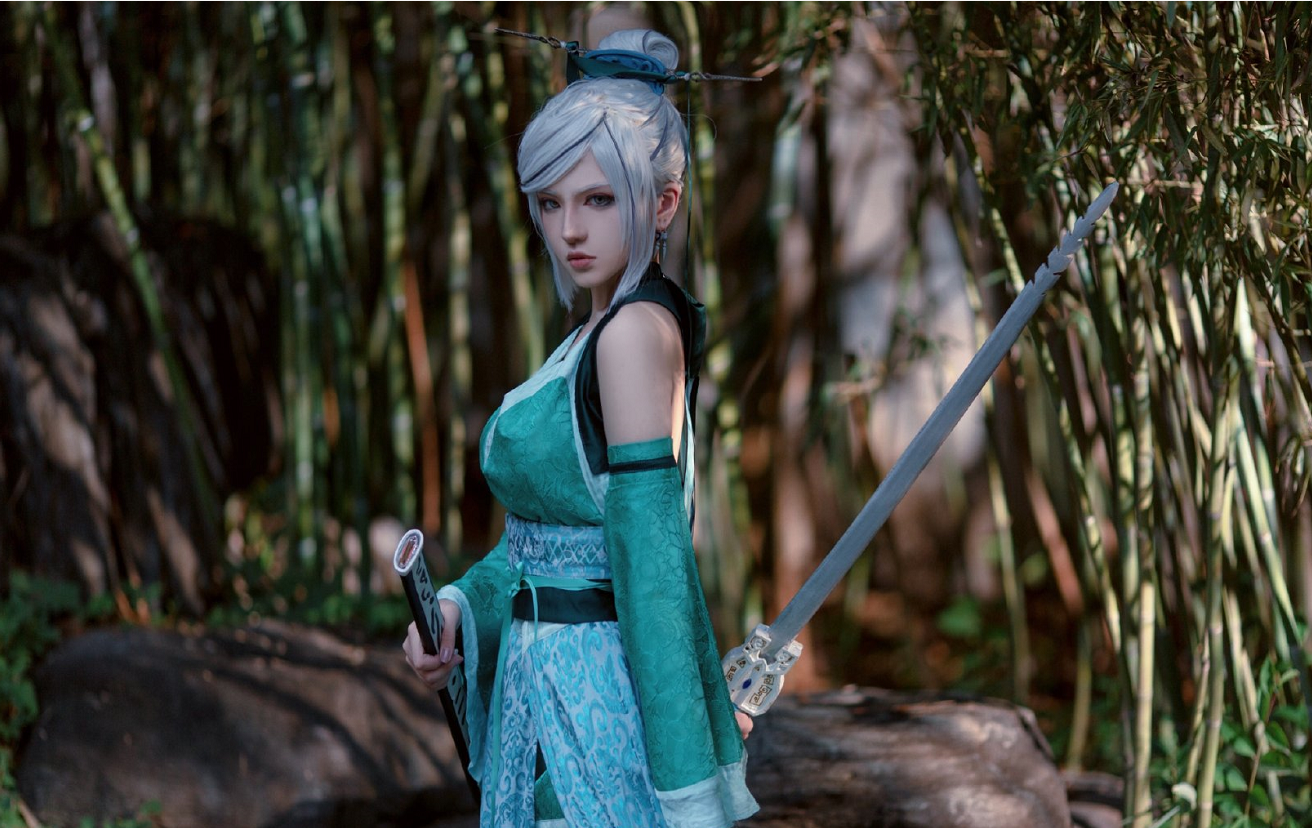 cos:秦时明月神还原,晓梦气质不输动漫,蓉姑娘醒来后变漂亮了