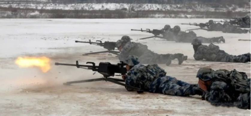 qjz-171式12.7mm机枪,全枪重量仅18公斤,适合山地机动作战