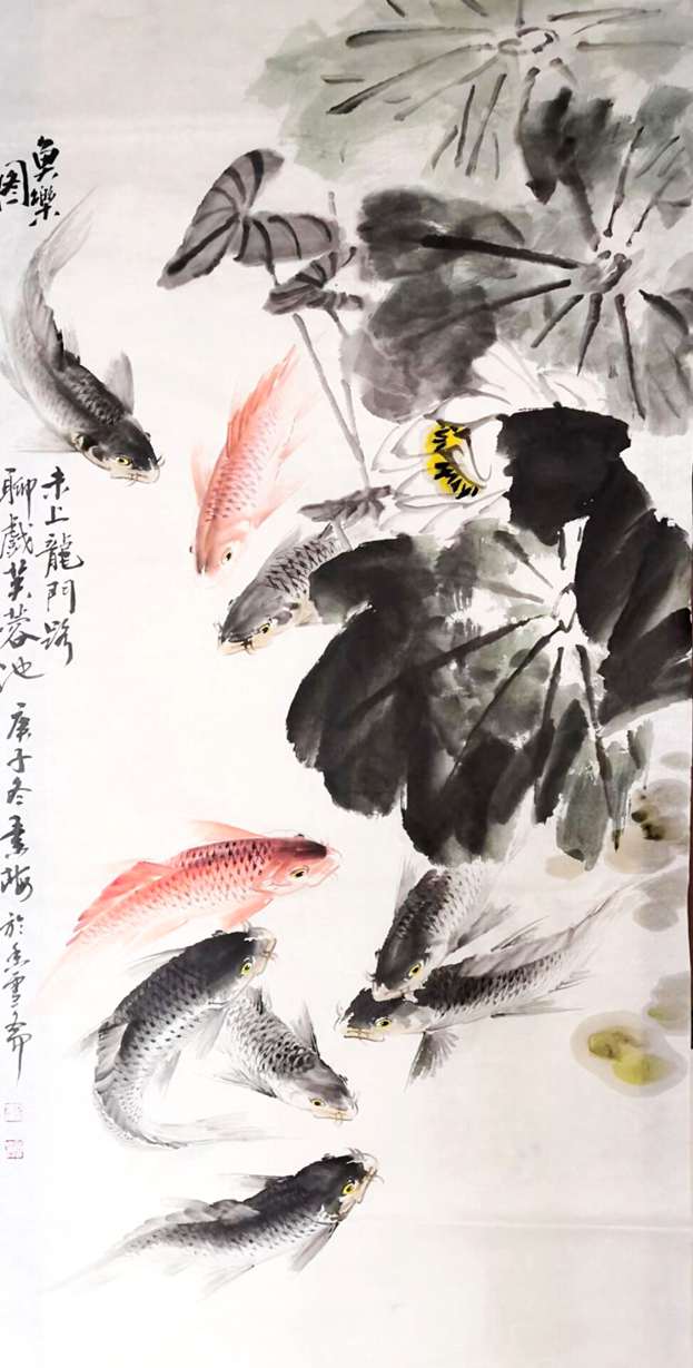 著名画家陈素梅写意花鸟画艺术风格之赏析