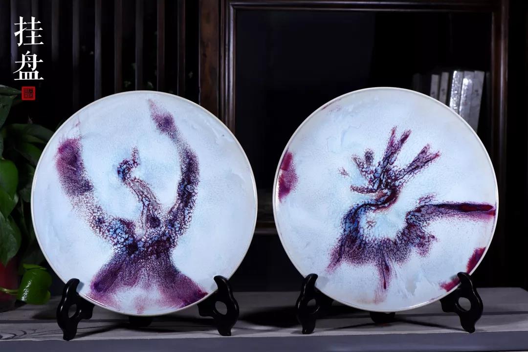 钧瓷|泥土烧成的黄金,马未都的珍藏品:钧瓷挂屏