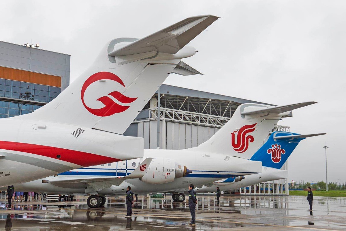 三大航接收首架arj21飞机,多图直击现场