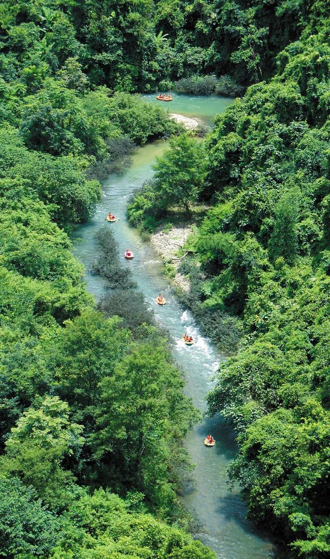 618毕业季通灵古龙山大峡谷沐瀑漂流清凉过暑假