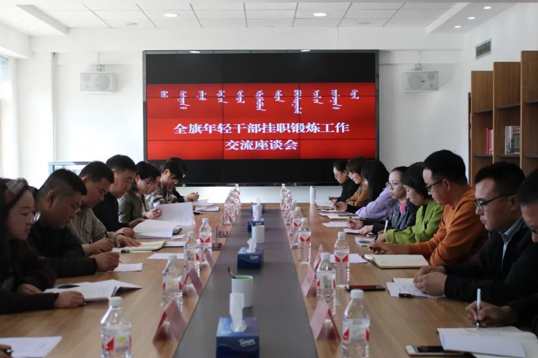 【干部工作】库伦旗委组织部召开年轻干部挂职锻炼工作座谈会