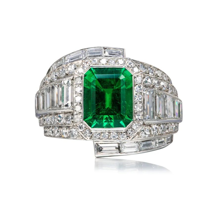 海瑞·温斯顿,宝格丽顶级哥伦比亚无油祖母绿拍品云集十周年拍卖